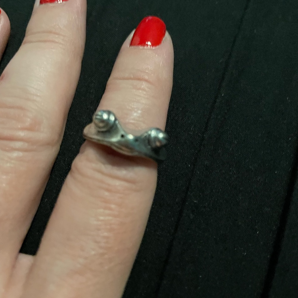 Frog Ring- Silver - image 1